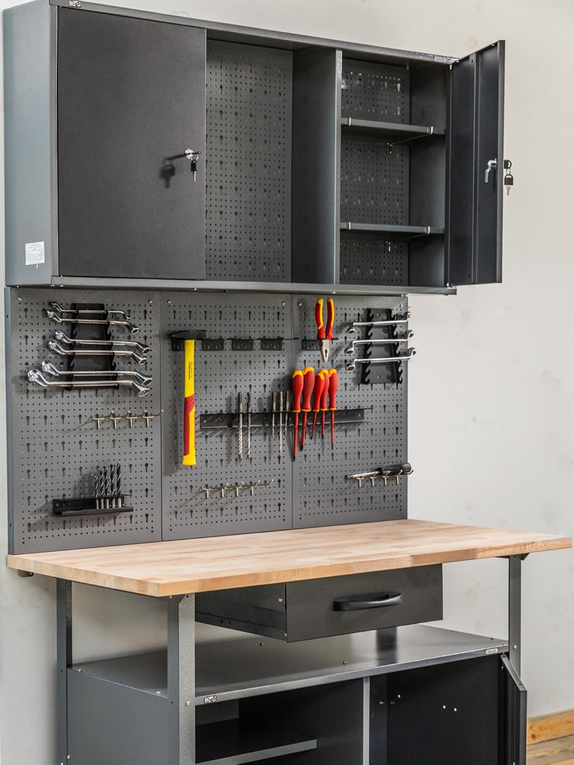 ⚒️ Bau & Montage – Ondis24 Werkstatt, Wandschrank, Werkzeugschrank – Bild 2