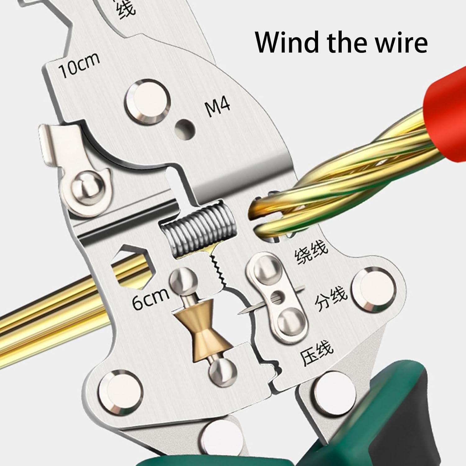 ⚡ Elektro & Technik – Unverzichtbares Werkzeug-Set für Elektriker, Abisolierzange, Spannungsprüfer, Kabelschneider, stabiler Karbonstahl, für den professionellen Gebrauch, widerstandsfähige Elektriker-Abisolierzange – Bild 7