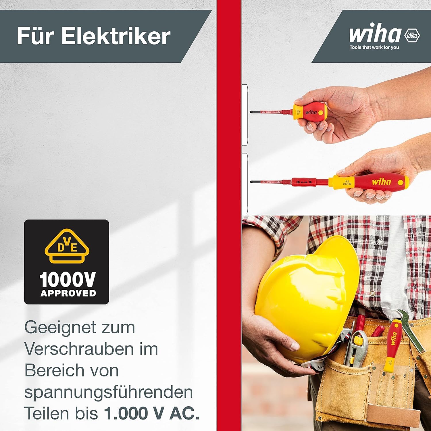 ⚡ Elektro & Technik – Wiha 2831 T9-02 SlimVario -S VDE Drehmoment-Schraubendreher-Satz 9-tlg – Bild 3