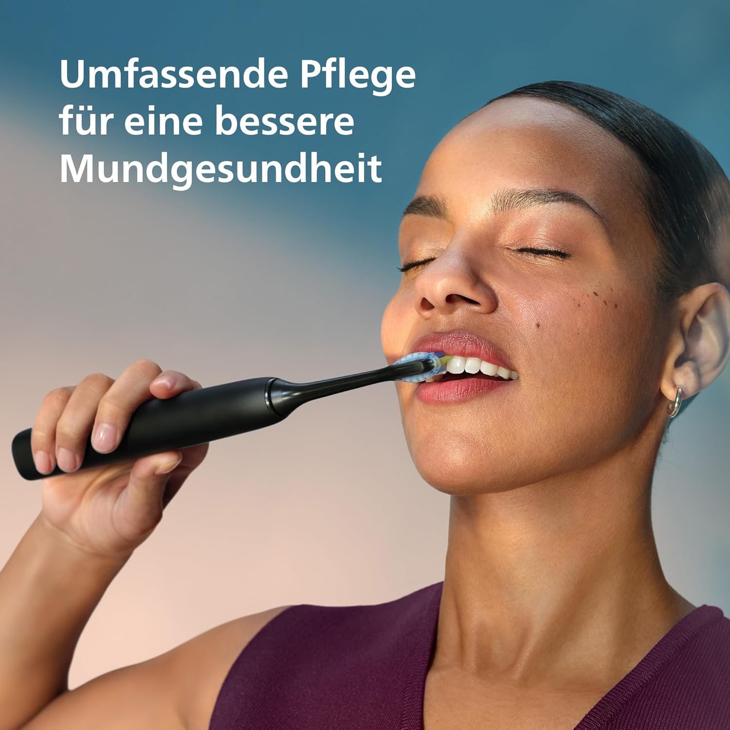 🔥 Angebote & Aktionen – Philips Sonicare DiamondClean 9000 Electric Toothbrush, Twin Pack, with Sound Technology Including App, Pressure Sensor, 4 Cleaning Modes, 3 Intensity Levels, Black and Rose Gold, Model HX9914/61 – Bild 2