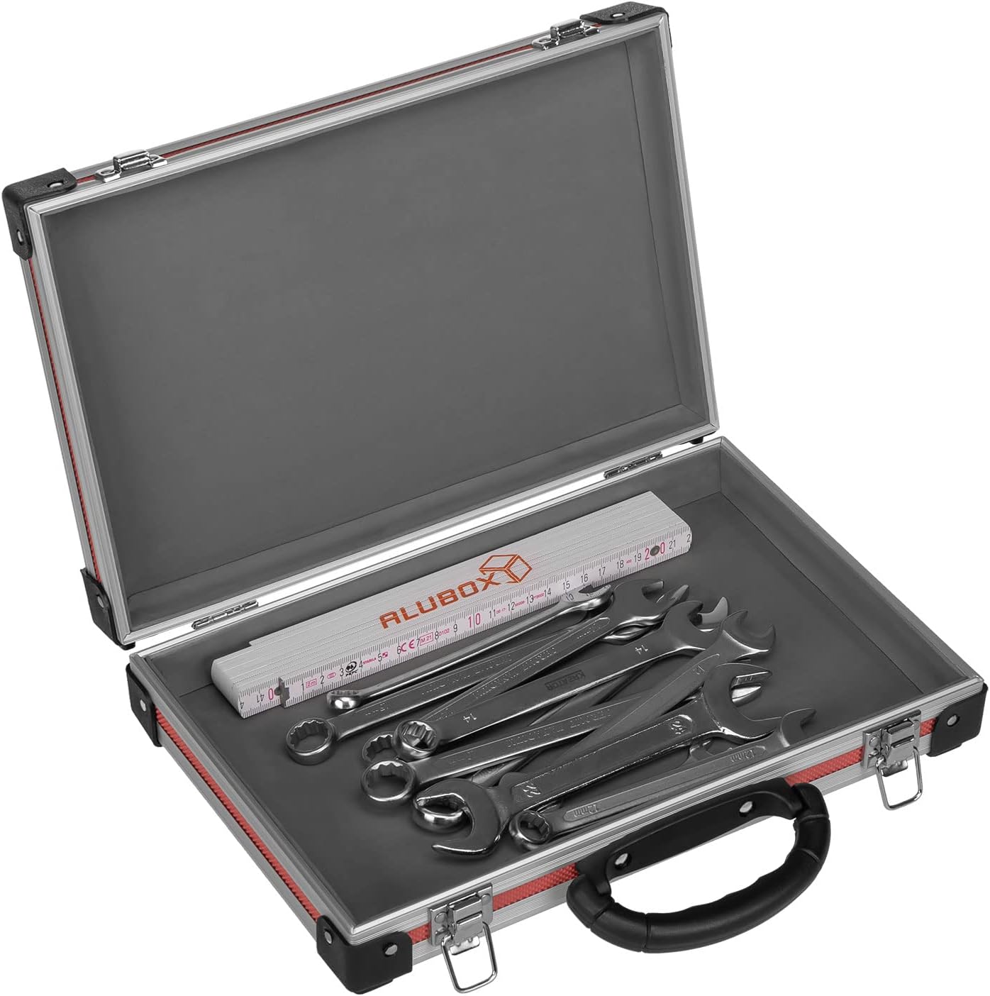 🔥 Angebote & Aktionen – anndora Tool Box Small Aluminium Frame Case 32.5 x 24 x 8.5 cm Red – Bild 6