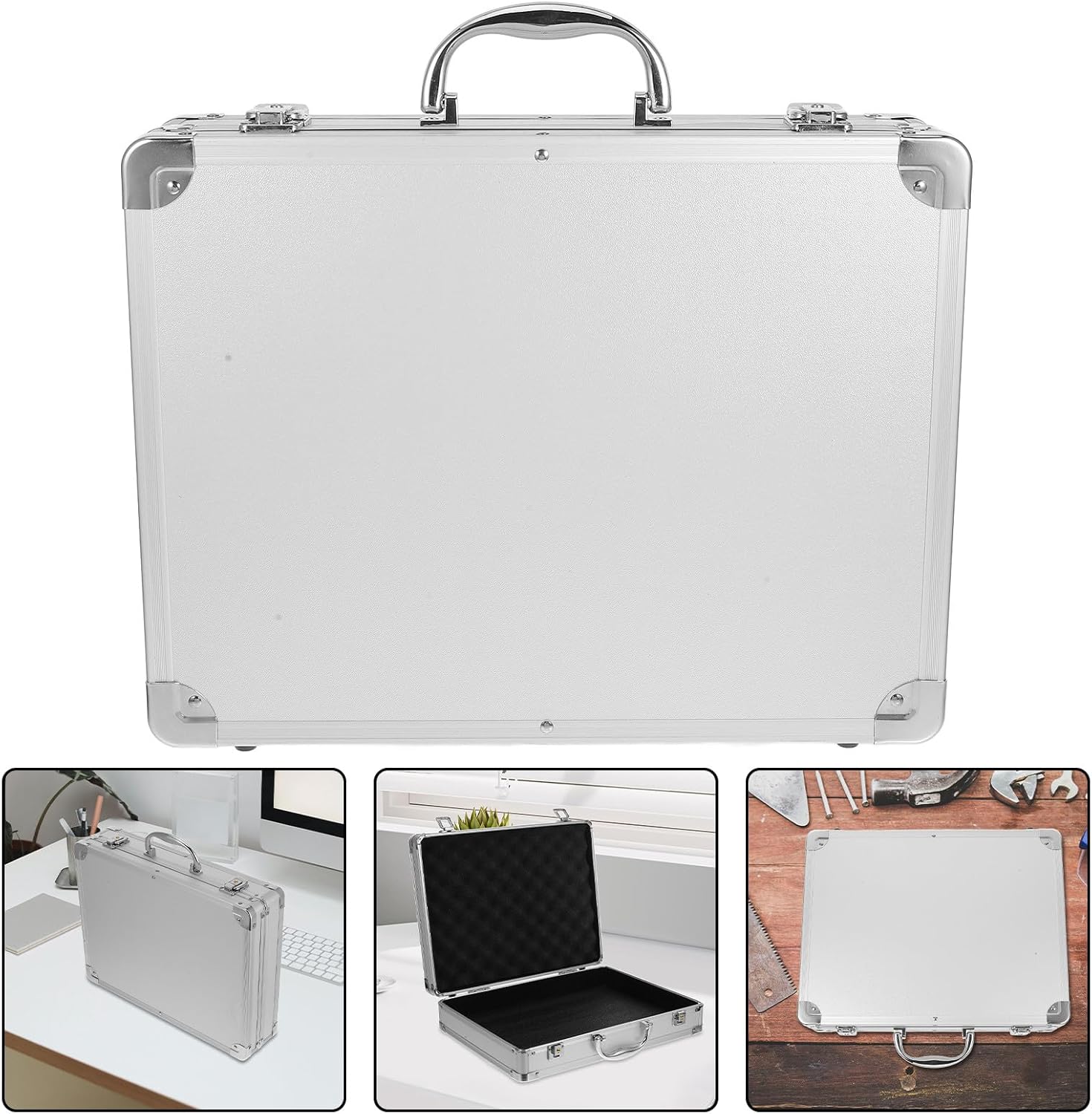 ⚡ Elektro & Technik – NOLITOY Aluminium-Werkzeugkasten mit Schloss, tragbare Aufbewahrungsbox aus Aluminiumlegierung, großer multifunktionaler Werkzeugkoffer für Mechaniker, Elektriker und Handwerker – Bild 8