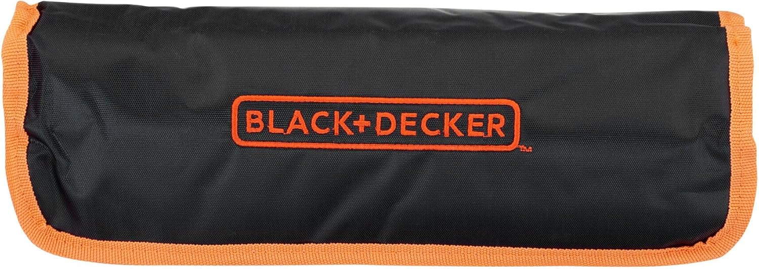 🚗 KFZ & Werkstatt – Black + Decker A7063 76-teilig Handliche Roll-Tasche mit Autowerkzeug-Zubehör – Bild 5
