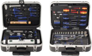🔥 Angebote & Aktionen – PROJAHN 4963-01 1/4" + 1/2" Universal Tool Trolley, Black, Set of 130 Pieces