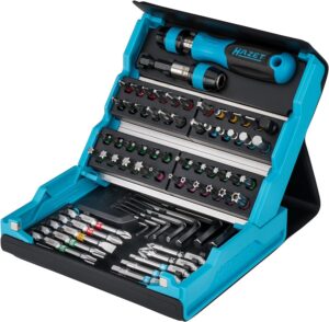 ⚒️ Bau & Montage – HAZET SmartCase Bit-Set, 2200SC-1, 69-teiliges Werkzeug-Bit-Set, Antrieb: Sechskant 6,3 mm, für Handbetrieb, mobiler Werkzeugkoffer, Made in Germany