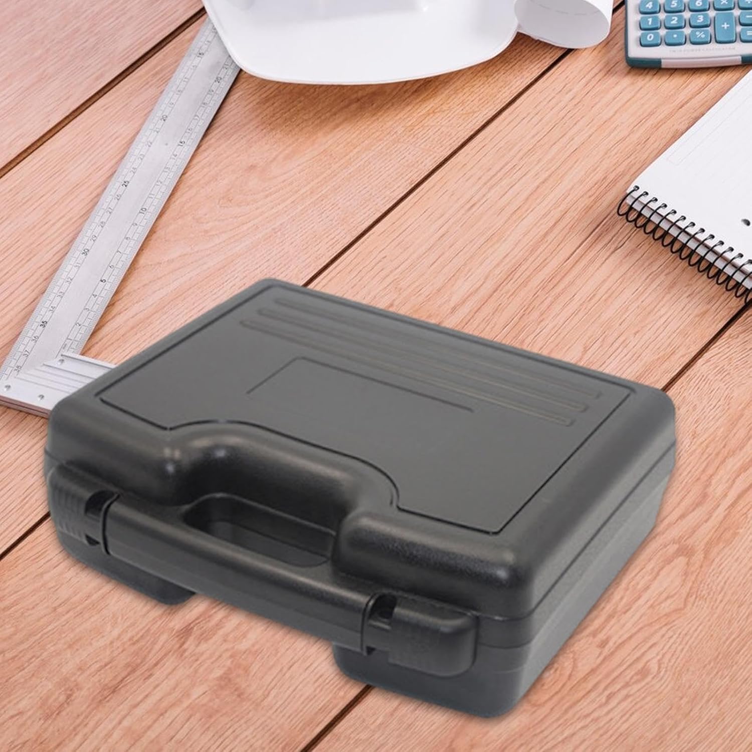 ⚡ Elektro & Technik – Werkzeugkoffer Transportbox Materialkoffer Werkzeugkasten Sturzresistenter Hartschalenkoffer Aus Polypropylen mit Griff für Elektriker Außendienst Un, 31,5x29x11cm – Bild 3