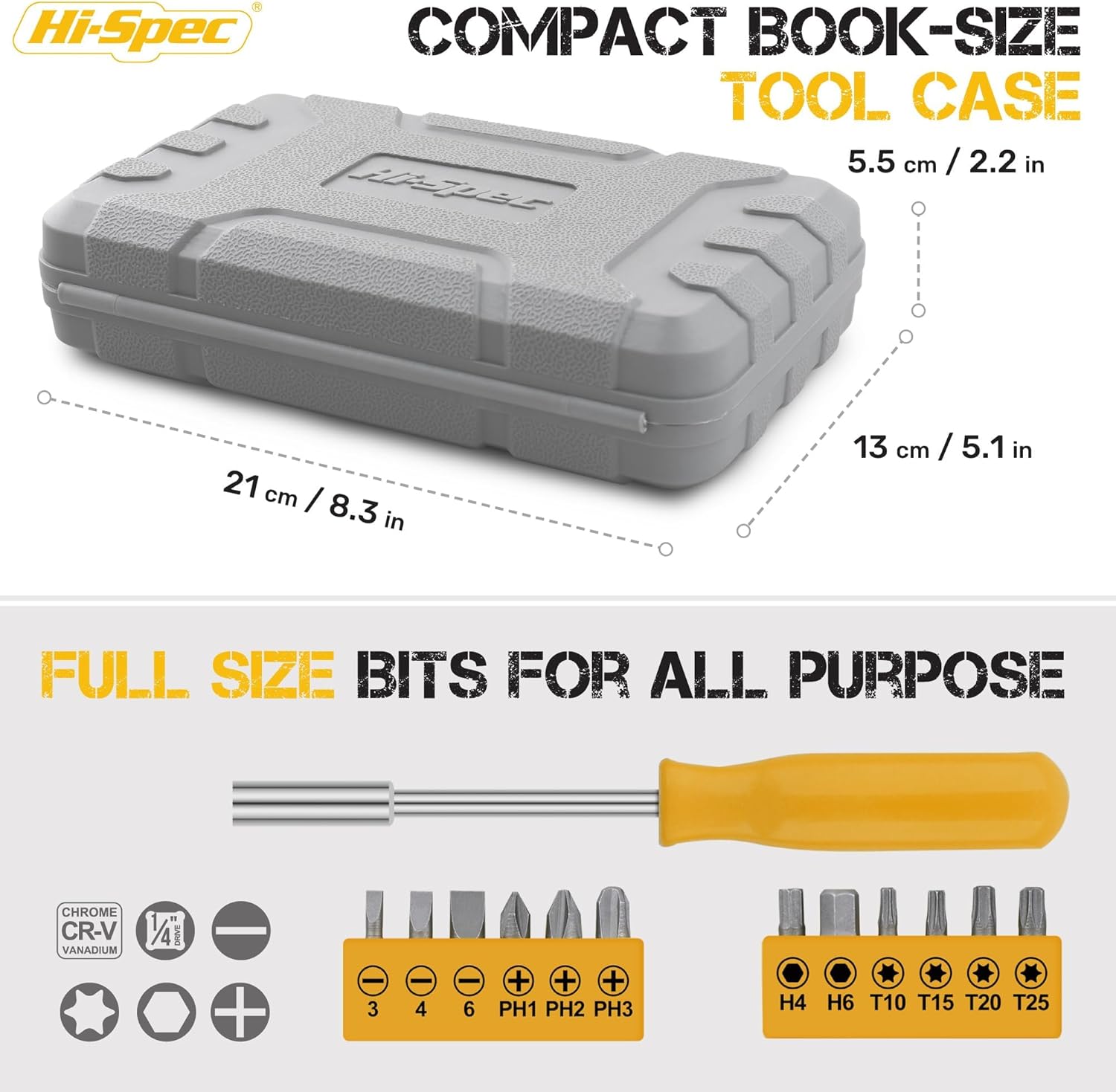 🔥 Angebote & Aktionen – Hi-Spec 24-Piece Household Tool Set for Women - Compact Small Tool Box Filled with Hammer - Ideal Small Tool Set for Flatshared Rooms and On the Go – Bild 2