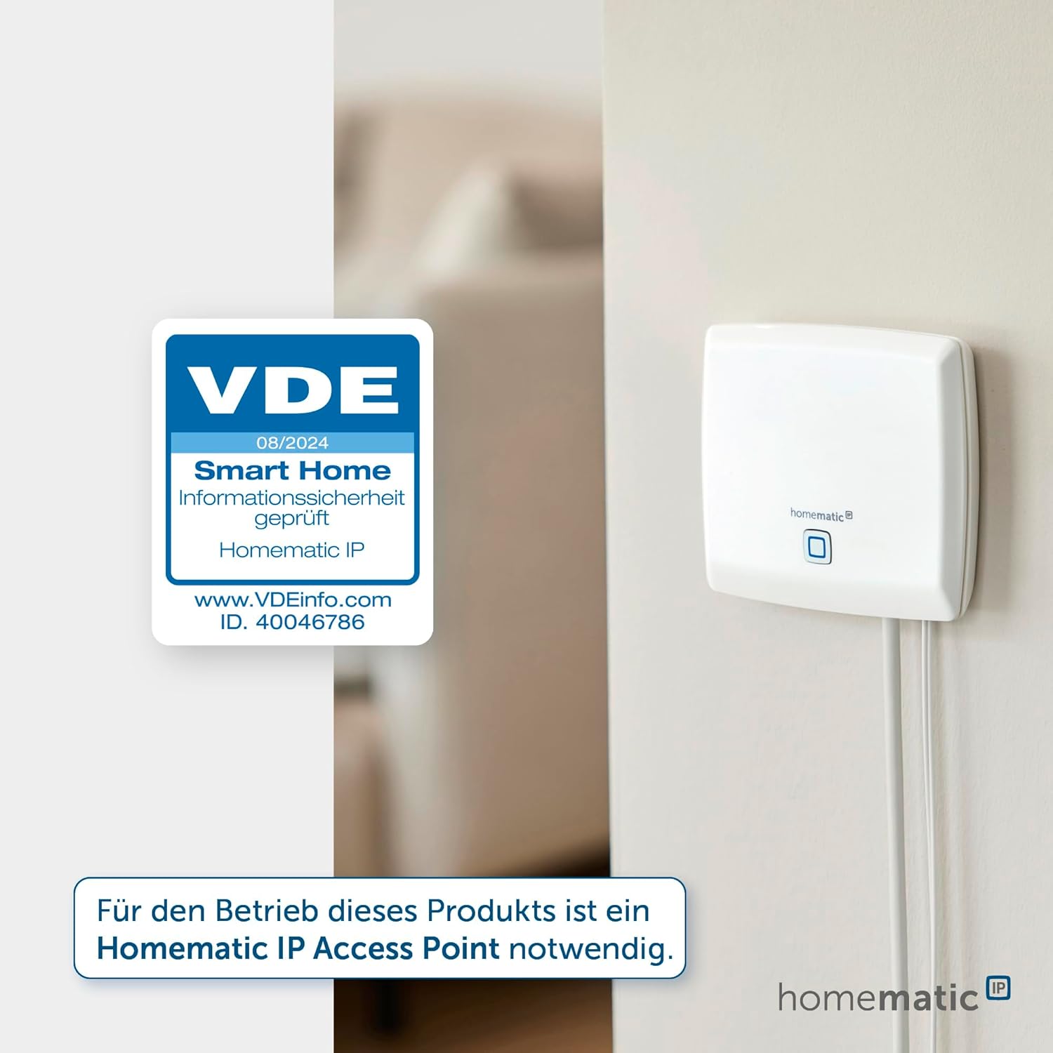 🔥 Angebote & Aktionen – Homematic IP Smart Home Radiator Thermostat - Pure, Digital Thermostat Heating, Control via App, Alexa, Google Assistant, Easy Installation, Energy Saving, 161046A0 – Bild 4