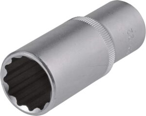 🚗 KFZ & Werkstatt – SW-Stahl 05632L-30 Socket Spanner Insert 1/2 Inch I 30 mm I 12 Point I Multi-Tooth Socket I Long I Socket Set