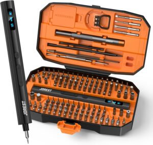 🔥 Angebote & Aktionen – JOREST 155 in 1 Mini Electric Screwdriver Set, Precision Mechanic Electric Screwdriver, Repair Tool Set for Macbook, Laptop, PC, RC, PS5, Switch, Xbox, iPhone, Glasses, Watch