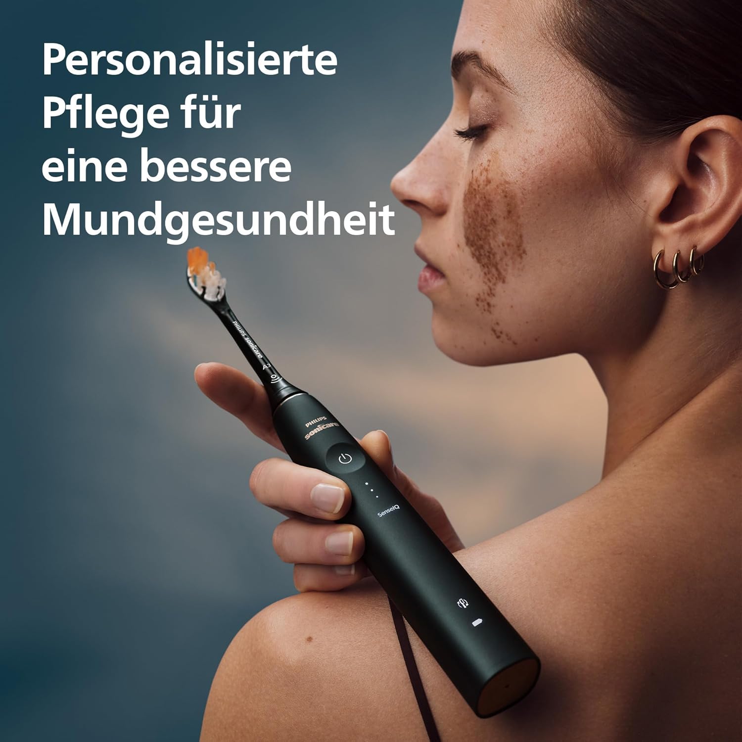 🔥 Angebote & Aktionen – Philips Sonicare Prestige 9900 Our Most Advanced Electric Toothbrush HX9992/12 with SenseIQ All-in-One Brush Head Artificial Intelligence in the Philips Sonicare App Colour: Midnight Blue – Bild 2