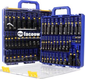 🚗 KFZ & Werkstatt – Magnetic Socket Set for Impact Drill, Metric & SAE Socket Adapter, 55 Pieces, Nut Adapter, Deep Nut Socket, Bit Adapter for Drill or Cordless Screwdriver Socket, Nut Extension