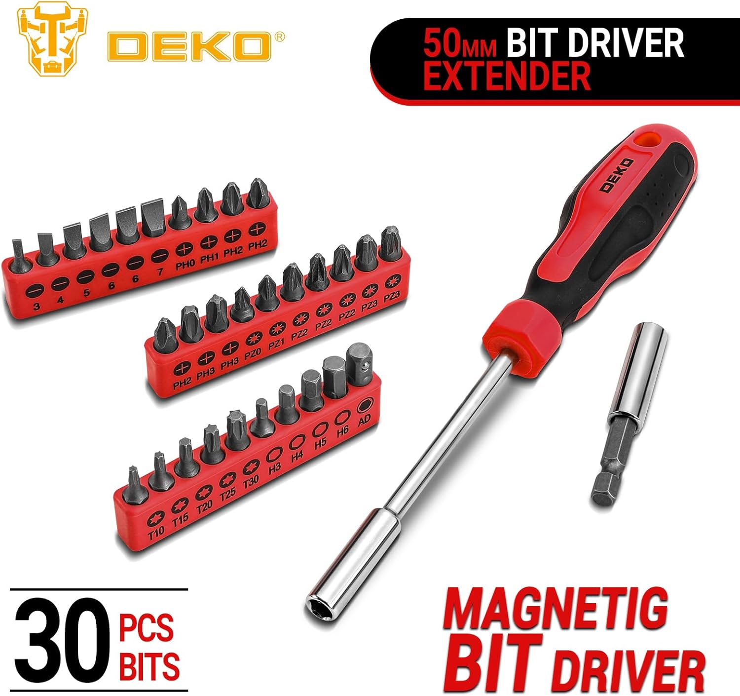 🔥 Angebote & Aktionen – DEKO Tool Box Tool Box Tool Box 62-Piece Universal Complete with Tools Hand Tool for Men and Women for Household Workshop DIY – Bild 3