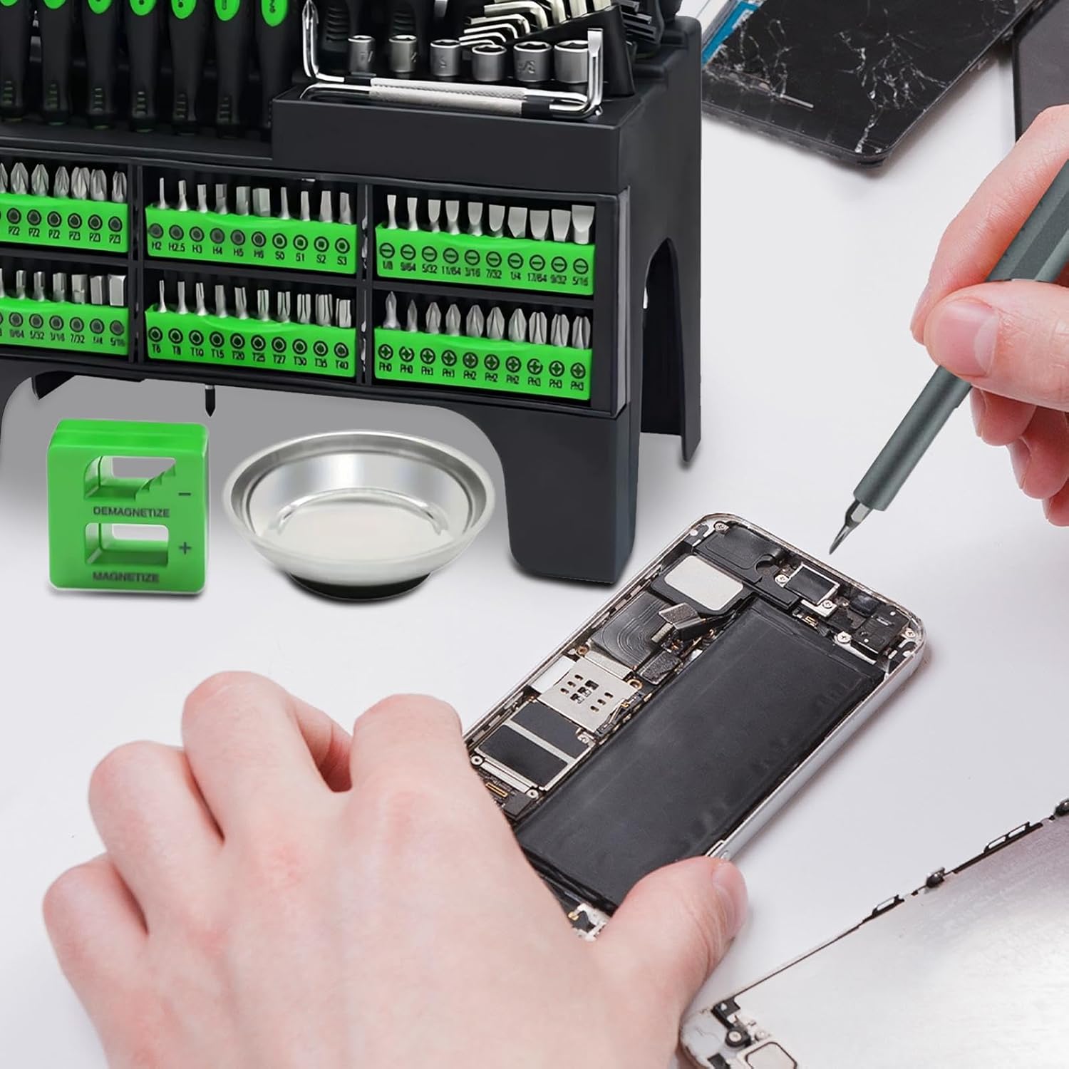 ⚡ Elektro & Technik – Schraubendreher-Set, tragbar, stark, magnetisch, Schraubendreher-Werkzeug-Set – für Reparaturen zu Hause, industrielle Fertigung, elektrische Installationen, Reparatur, Ingenieure, Maschinenwartung – Bild 3