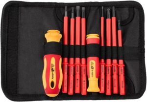 ⚡ Elektro & Technik – Elektro-Schraubendreher-Set, 10-teilig, Elektriker-Werkzeug-Set, austauschbare Elektro-Schraubendreher-Sets, isolierte Sets, hohe Härte elektrisch