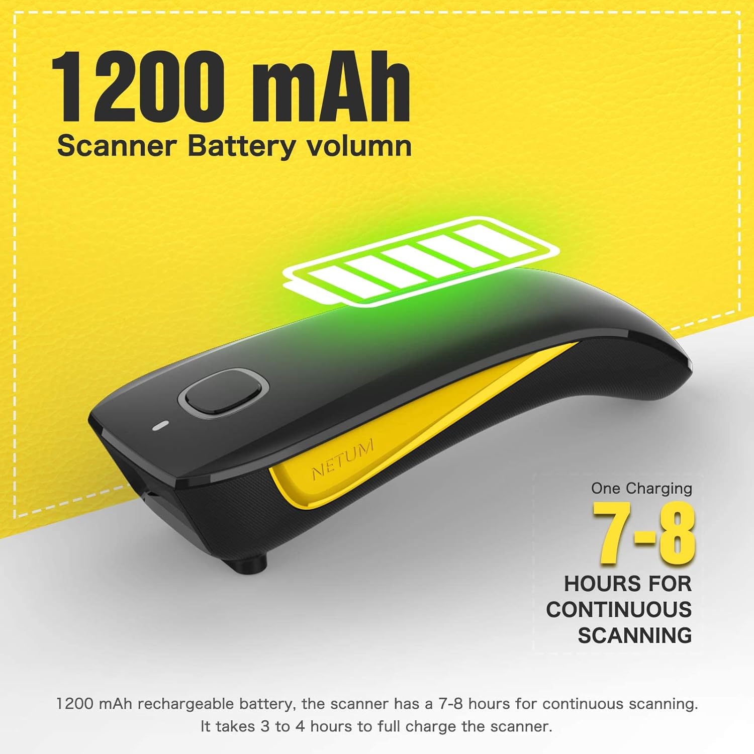 ⚡ Elektro & Technik – NETUM C750 Kabelloser Barcode-Scanner, Bluetooth-kompatibel, kleiner Taschen-USB-1D-2D-QR-Code-Scanner für Inventar, Barcode-Bildleser für Tablet, iPhone, iPad, Android, iOS, PC, POS – Bild 5