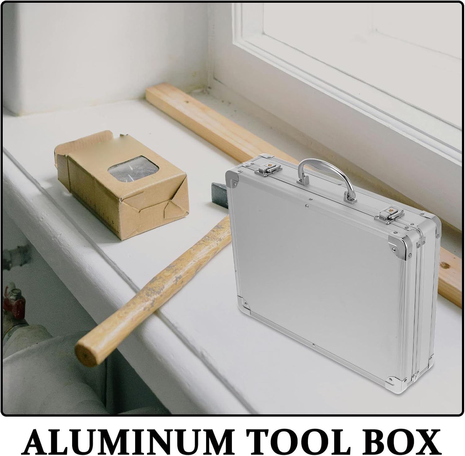 ⚡ Elektro & Technik – NOLITOY Aluminium-Werkzeugkasten mit Schloss, tragbare Aufbewahrungsbox aus Aluminiumlegierung, großer multifunktionaler Werkzeugkoffer für Mechaniker, Elektriker und Handwerker – Bild 3