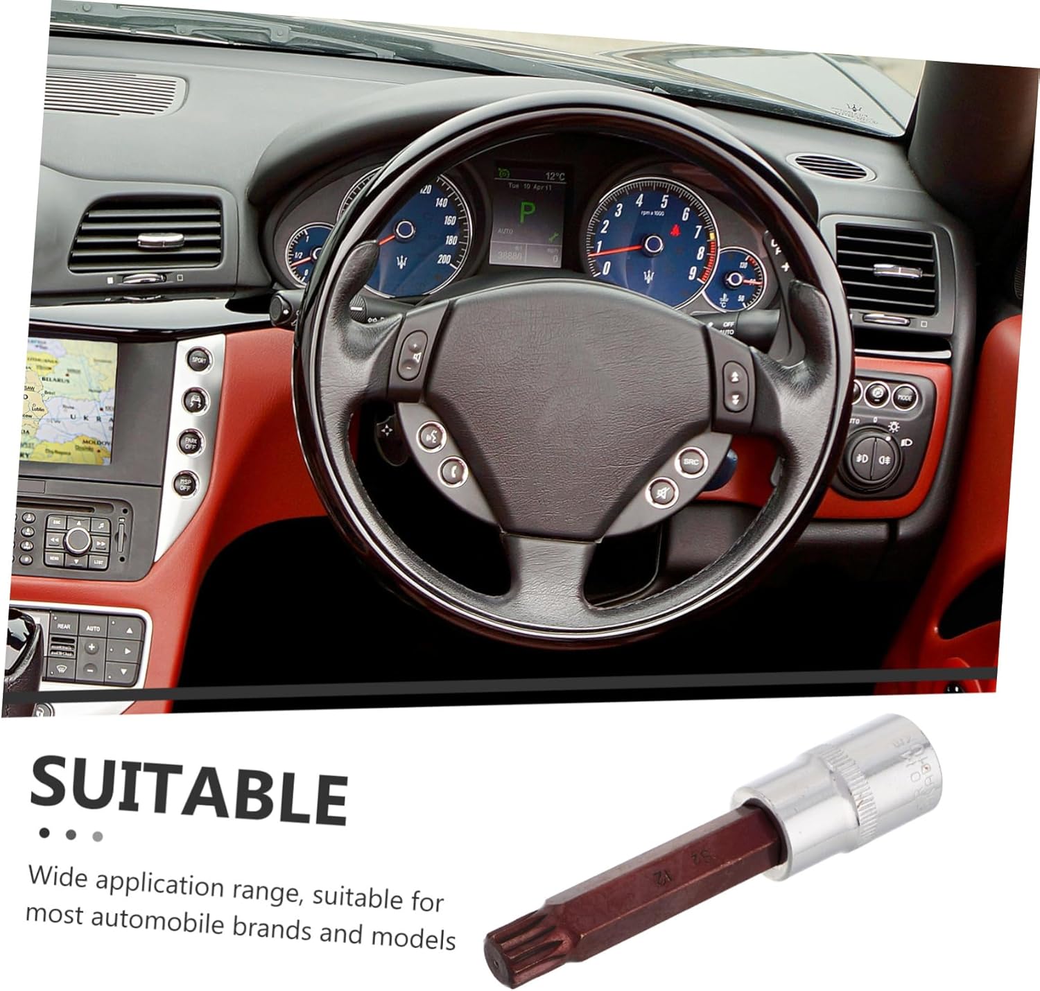 🚗 KFZ & Werkstatt – IMIKEYA Car Repair Tool Disassembly Key Car Repair Tools Wrench Steel Tool Steering Wheel Removal Seat Disassembly – Bild 9