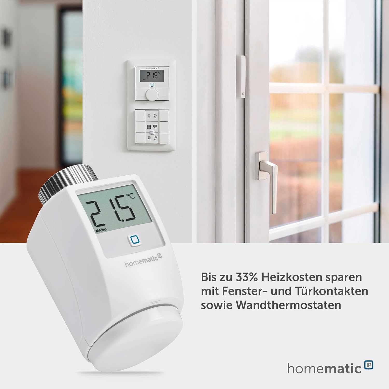 🔥 Angebote & Aktionen – Homematic IP Access Point 2 + 2 x Radiator Thermostat, Smart Home, Digital Thermostat Heating, Control via App, Alexa, Google Home, Easy Installation, Energy Saving – Bild 7