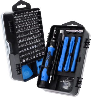 ⚡ Elektro & Technik – SHARDEN Präzisions-Schraubendreher-Set, 122-in-1 Mini-Präzisionswerkzeug-Set mit Torx T2 T5 T6 T8 T9, Handy-Reparatur-Set für Uhr, PC, Brille, PS, Kamera, iPhone mit 1 Magnetpad