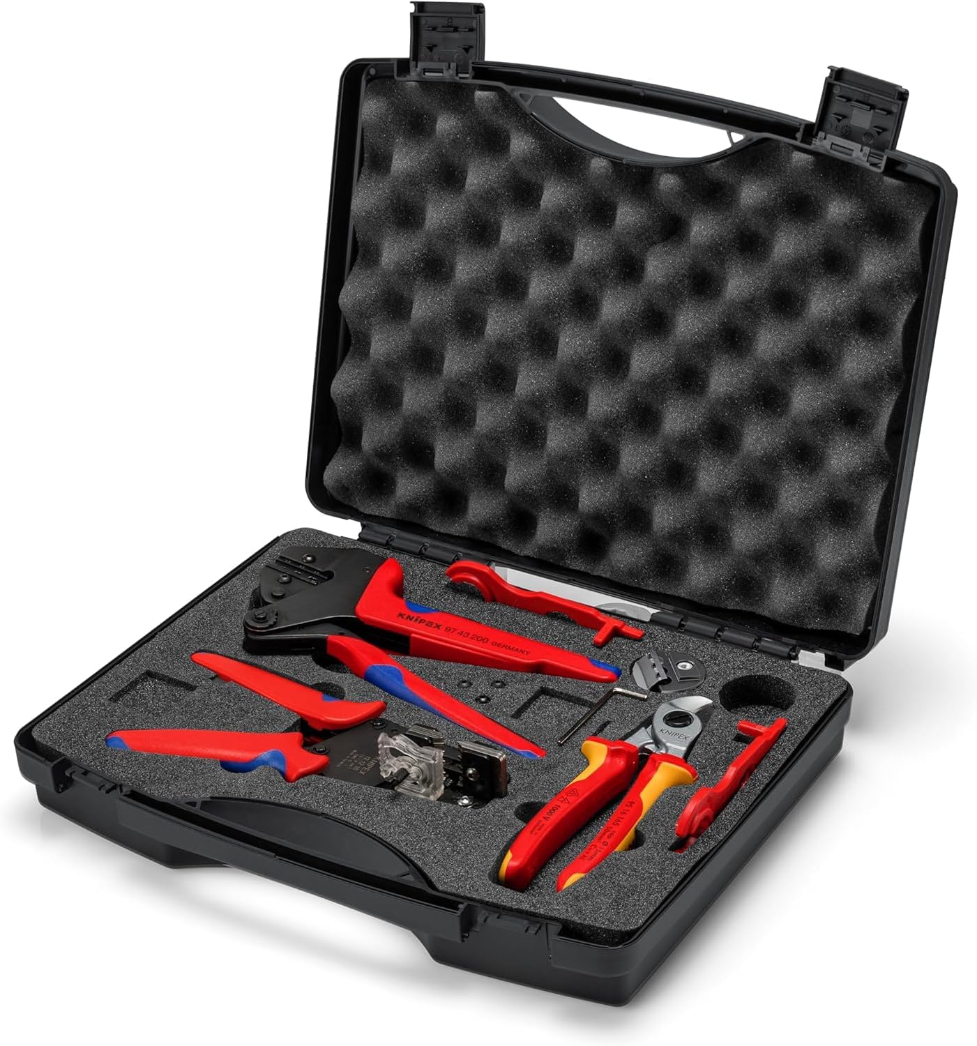 ⚡ Elektro & Technik – KNIPEX 97 91 04 V01 Photovoltaik-Werkzeugkoffer für Solarsteckverbinder MC4 7-teilig – Bild 2