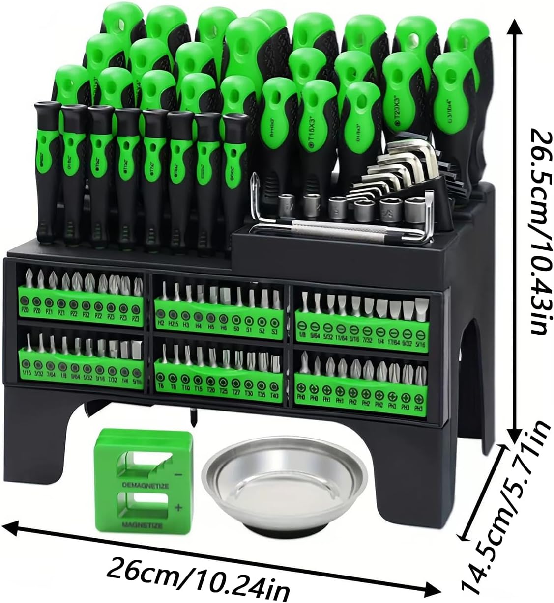 ⚡ Elektro & Technik – Schraubendreher-Set, tragbar, stark, magnetisch, Schraubendreher-Werkzeug-Set – für Reparaturen zu Hause, industrielle Fertigung, elektrische Installationen, Reparatur, Ingenieure, Maschinenwartung – Bild 5