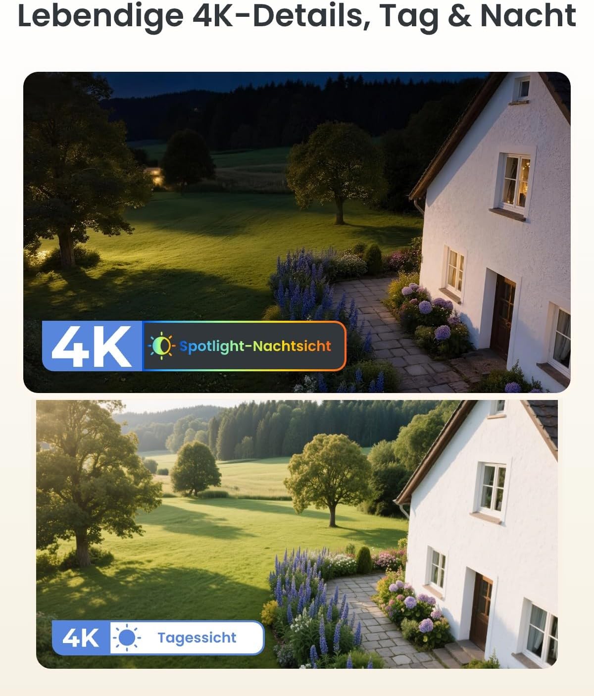 ⚡ Elektro & Technik – Reolink Argus PT Ultra Outdoor 4K Solar-Überwachungskamera + Solarpanel, 2,4 & 5 GHz WLAN, Autoverfolgung, Solar-WLAN-Kamera für den Außenbereich mit 8 MP UHD-Farbnachtsicht, KI-Erkennung, keine monatliche Gebühr – Bild 2
