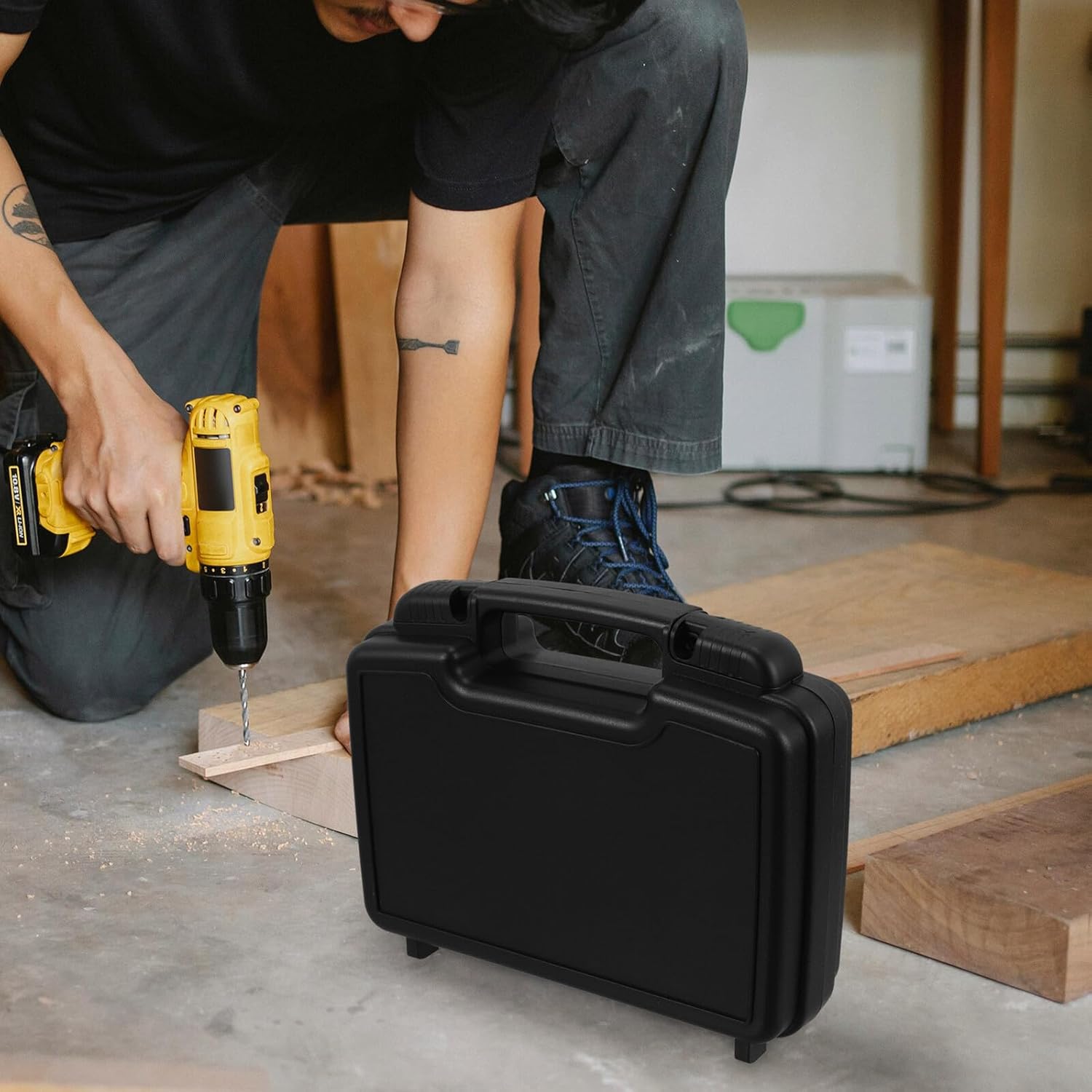 ⚡ Elektro & Technik – Multifunktions-Werkzeugkoffer mit ergonomischem Griff, robuste Aufbewahrungsbox und verstärkte Ecken als Elektriker-Gerätekoffer für Reisen und professionelle Anwendungen – Bild 3