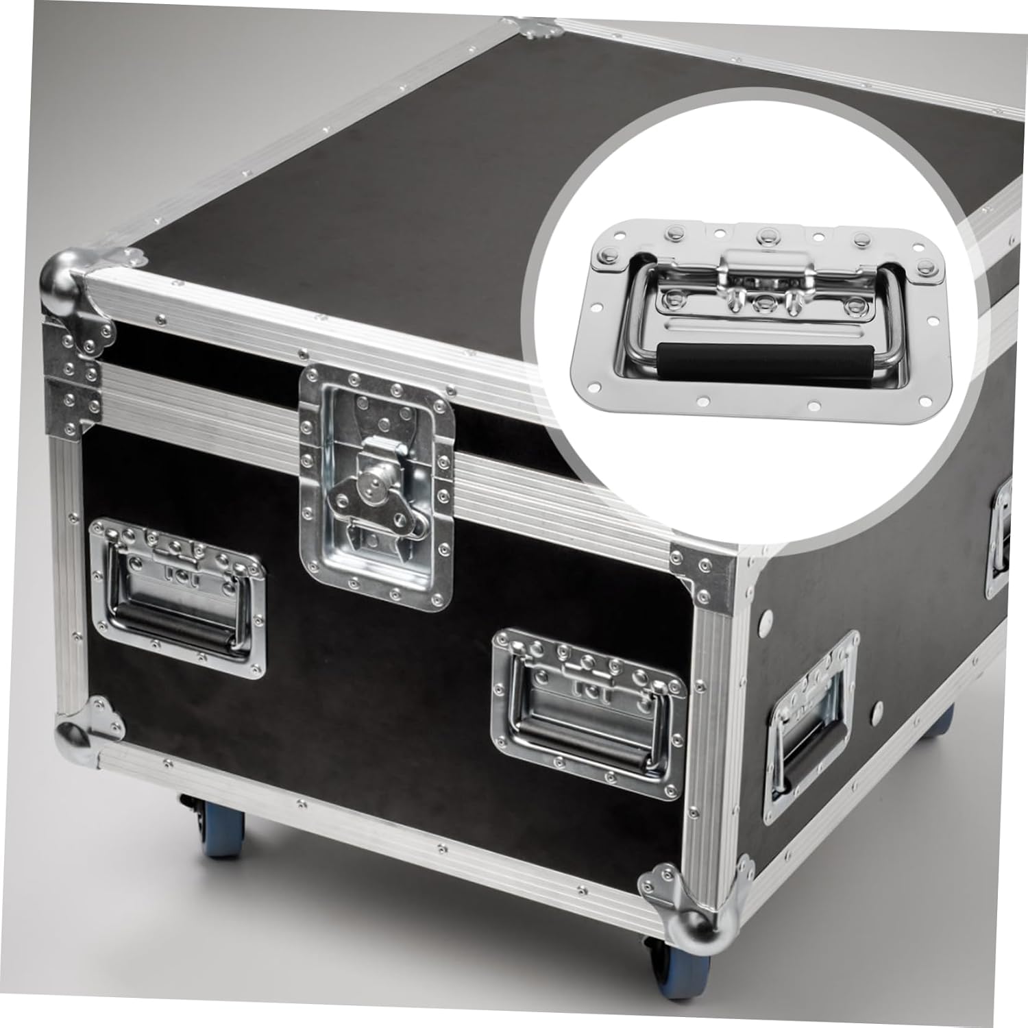 ⚒️ Bau & Montage – Operitacx Versenkter robuster Ziehgriff mit ergonomischem Griff, faltbar und vielseitig einsetzbar für Werkzeugkoffer, Lautsprechergehäuse, Flightcase und Reisekoffer, einfache Montage, kompakt – Bild 8