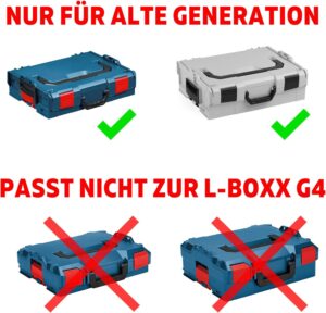 🔥 Angebote & Aktionen – Inset box set, tool organiser system with lid padding for Bosch Sortimo L-BOXX 102 Also suitable for L-BOXX G4