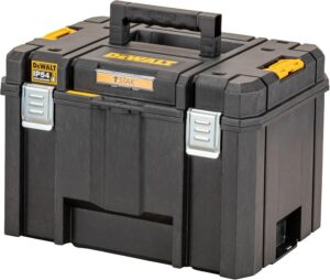 ⚒️ Bau & Montage – DEWALT TSTAK Deep Tool Box VI, DWST83346-1 (44 L Volumen, großvolumige Box, kombinierbar mit anderen TSTAK-Boxen, sichere Aufbewahrung von Elektrowerkzeugen und Handwerkzeugen, IP54), Multi, Einheitsgröße