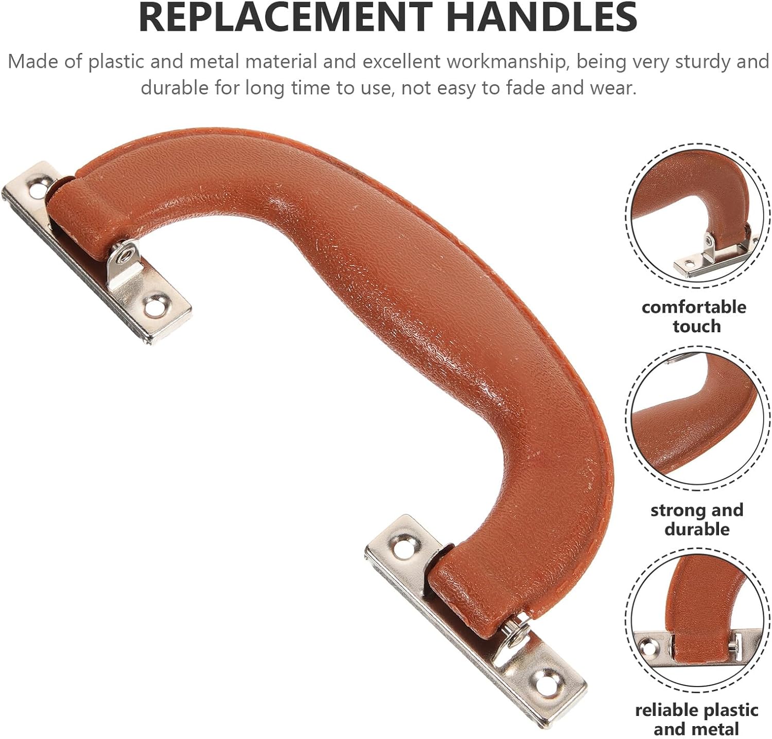 ⚒️ Bau & Montage – 10 Stück Ersatzgriffe für Koffer und Werkzeugkasten aus robustem Kunststoff mit rutschfester Oberfläche, einfache Montage, hohe Belastbarkeit, kompatibel mit Reisekoffern und – Bild 7