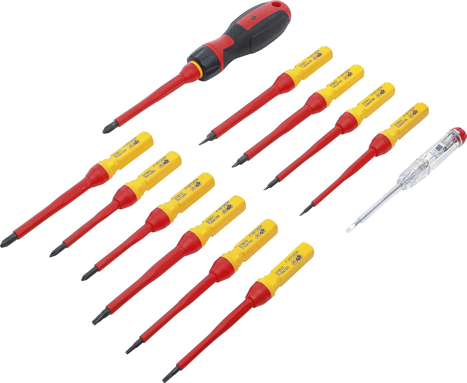 ⚡ Elektro & Technik – BGS 35814 VDE-Schraubendreher-Set mit Wechselklingen, 13-teilig – Bild 2