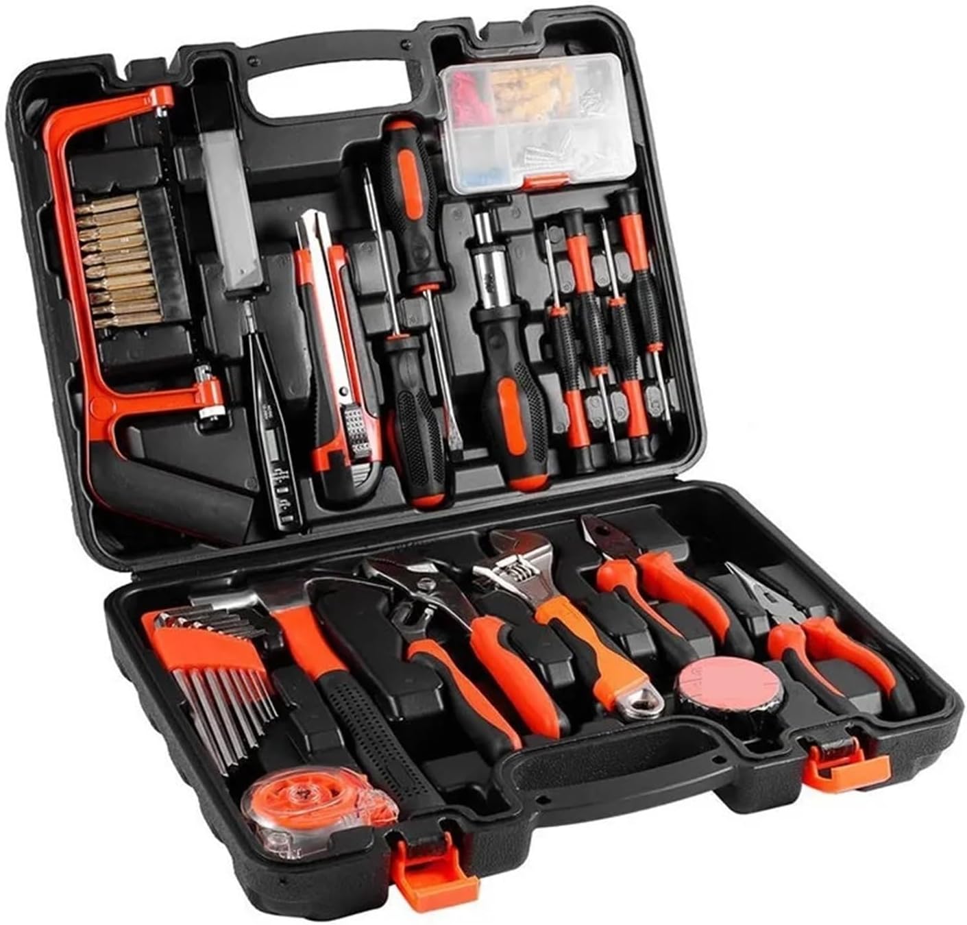 ⚡ Elektro & Technik – Werkzeugkasten, 100-teiliges Set, Aufbewahrung, Haushalt, Multi-Werkzeug, Haushalt, Elektriker, Zangen-Set – Bild 2