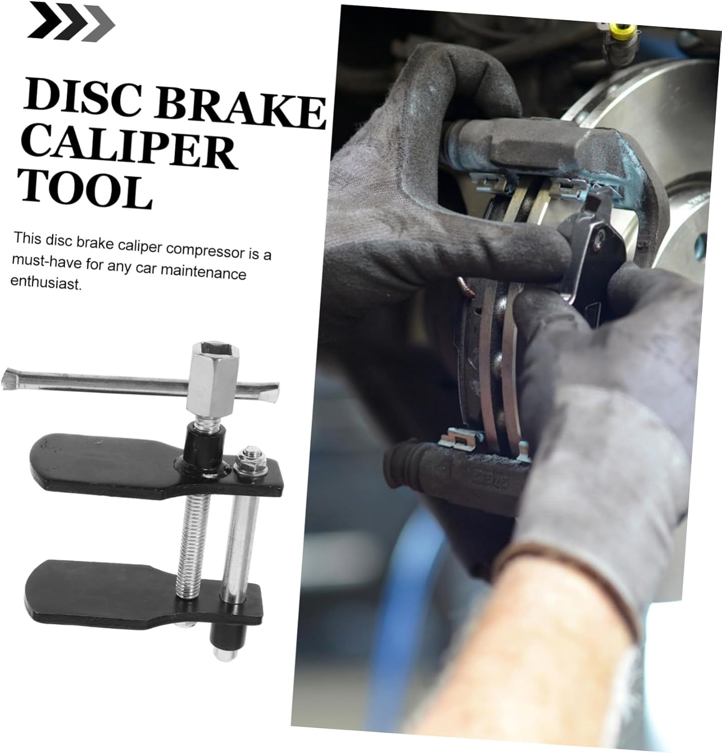 🚗 KFZ & Werkstatt – MAGICLULU Car Brake Piston Compression Tool Brake Caliper Piston Reset Tool Car Brake Pad Spreader Brake Caliper Adjustment Tool for Efficient Brake Maintenance Ratchet Box – Bild 8