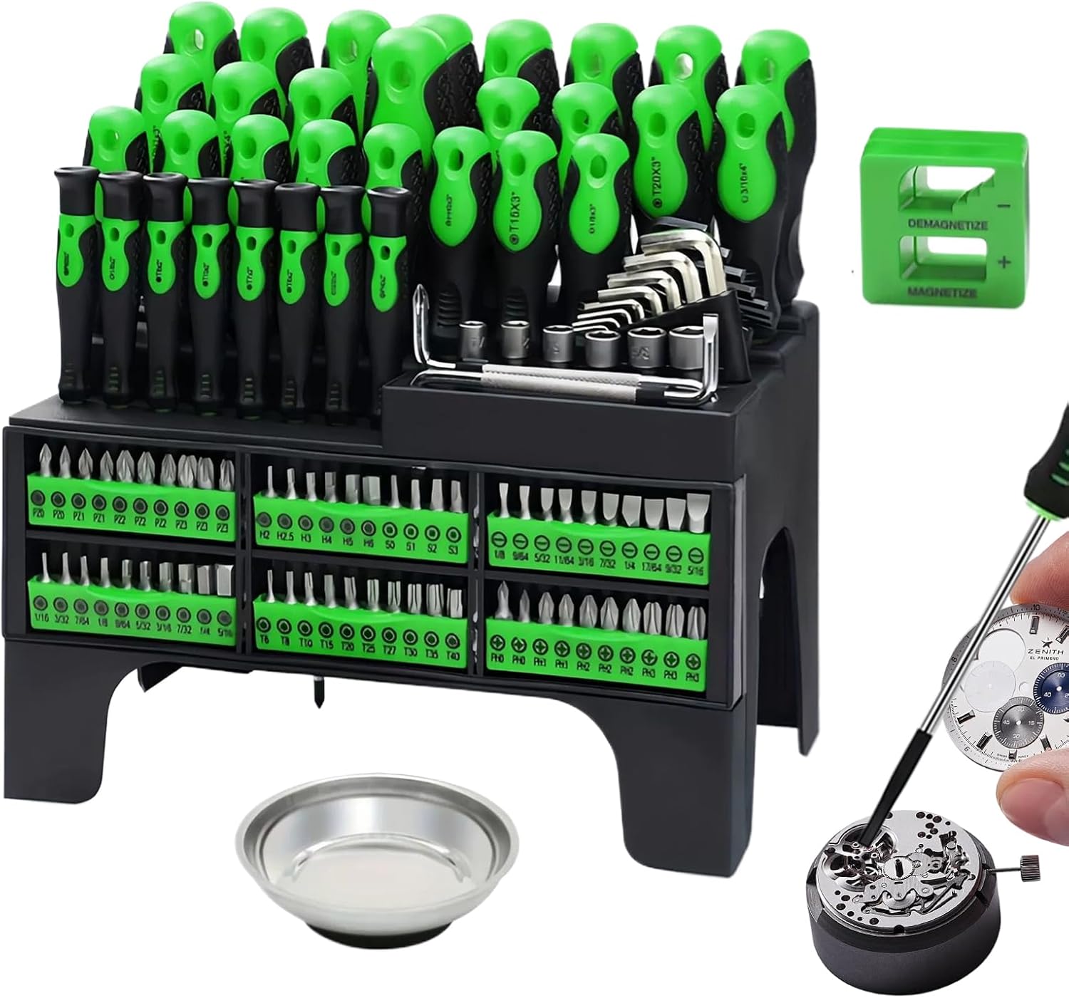 ⚡ Elektro & Technik – Schraubendreher-Set, tragbar, stark, magnetisch, Schraubendreher-Werkzeug-Set – für Reparaturen zu Hause, industrielle Fertigung, elektrische Installationen, Reparatur, Ingenieure, Maschinenwartung