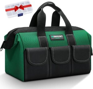 ⚡ Elektro & Technik – Werkzeugtasche, Grün, 31 cm/12 Zoll, aus 1680D Polyester, ideal für Heimwerker und Handwerker (12 Zoll) (Grün, 12 Zoll)
