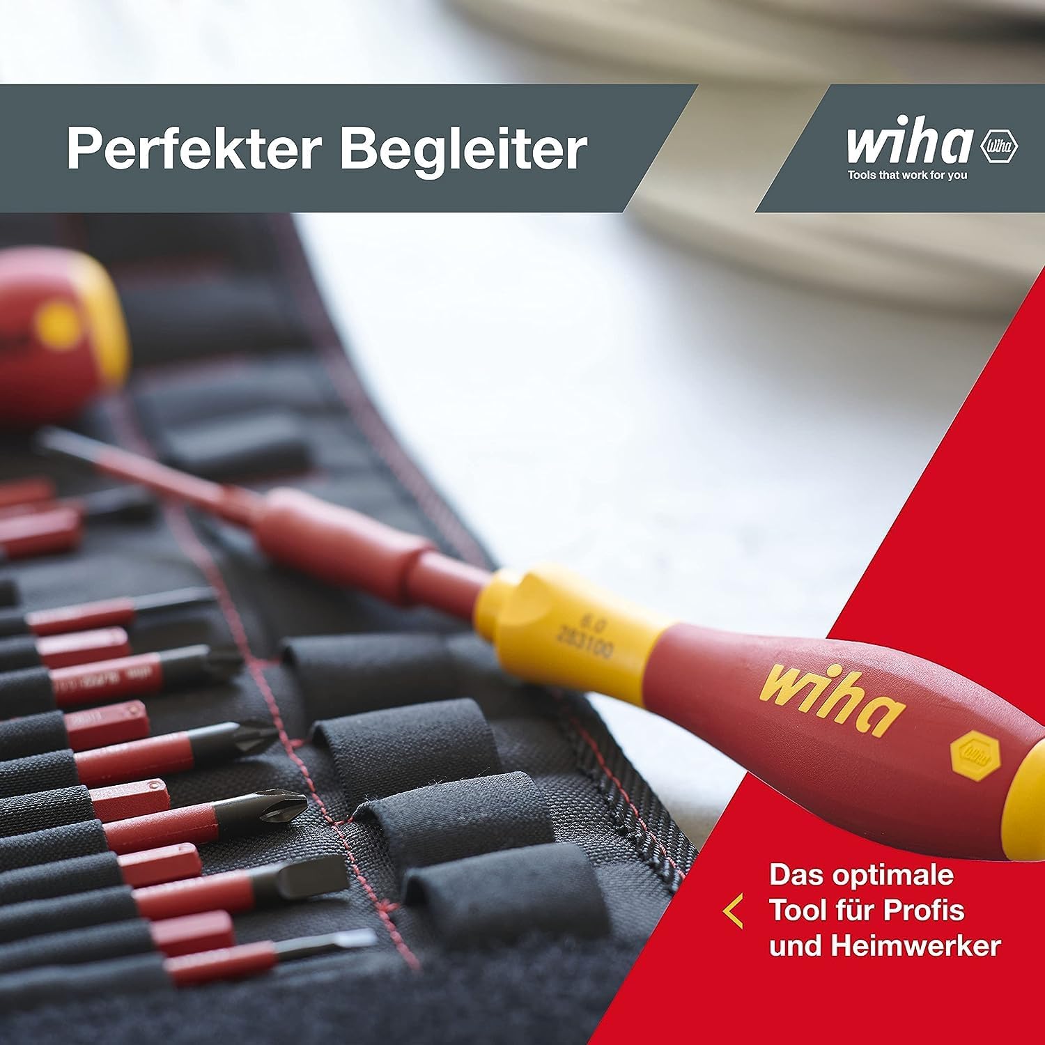 ⚡ Elektro & Technik – WIHA 2831T18, slimVario Schraubendreher- und Bitsatz, mit Stubby im Beutel, VDE-isoliert, (41231), 18-teilig, SCHLITZ - POZIDRIV - PHILIPS - SL/POZI - STAR - HEX – Bild 7