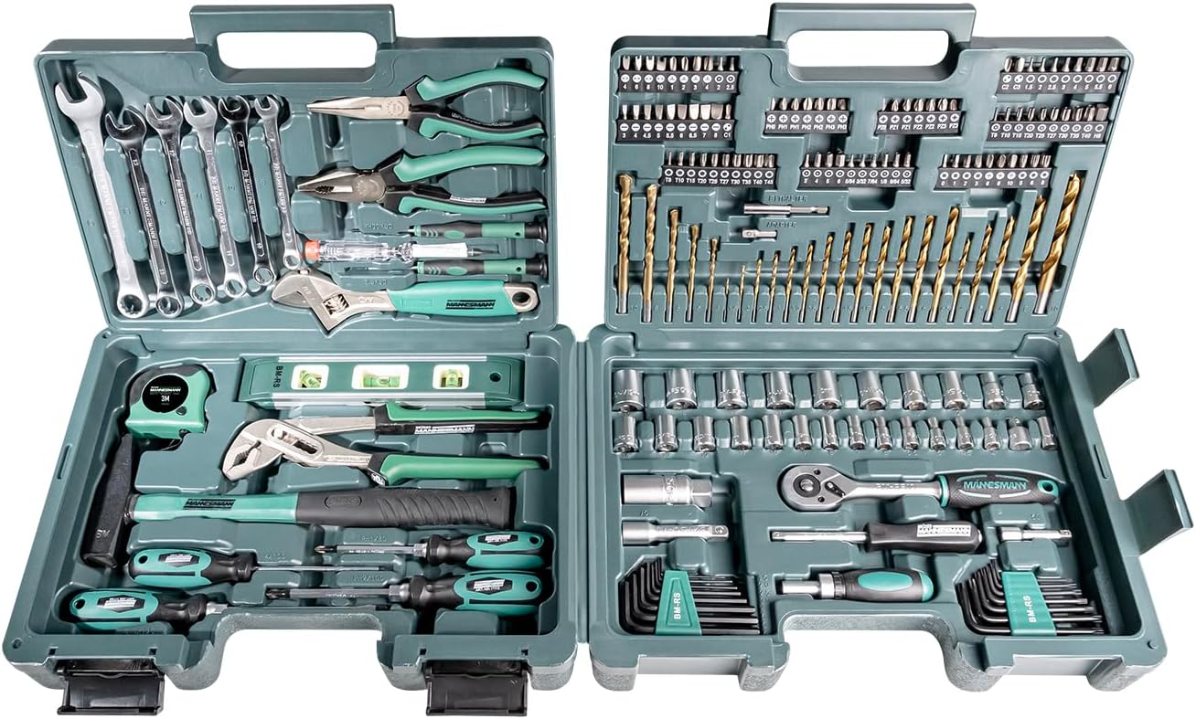🚗 KFZ & Werkstatt – Brüder Mannesmann Tool 176 Pieces Tool Set, M29086 – Bild 6