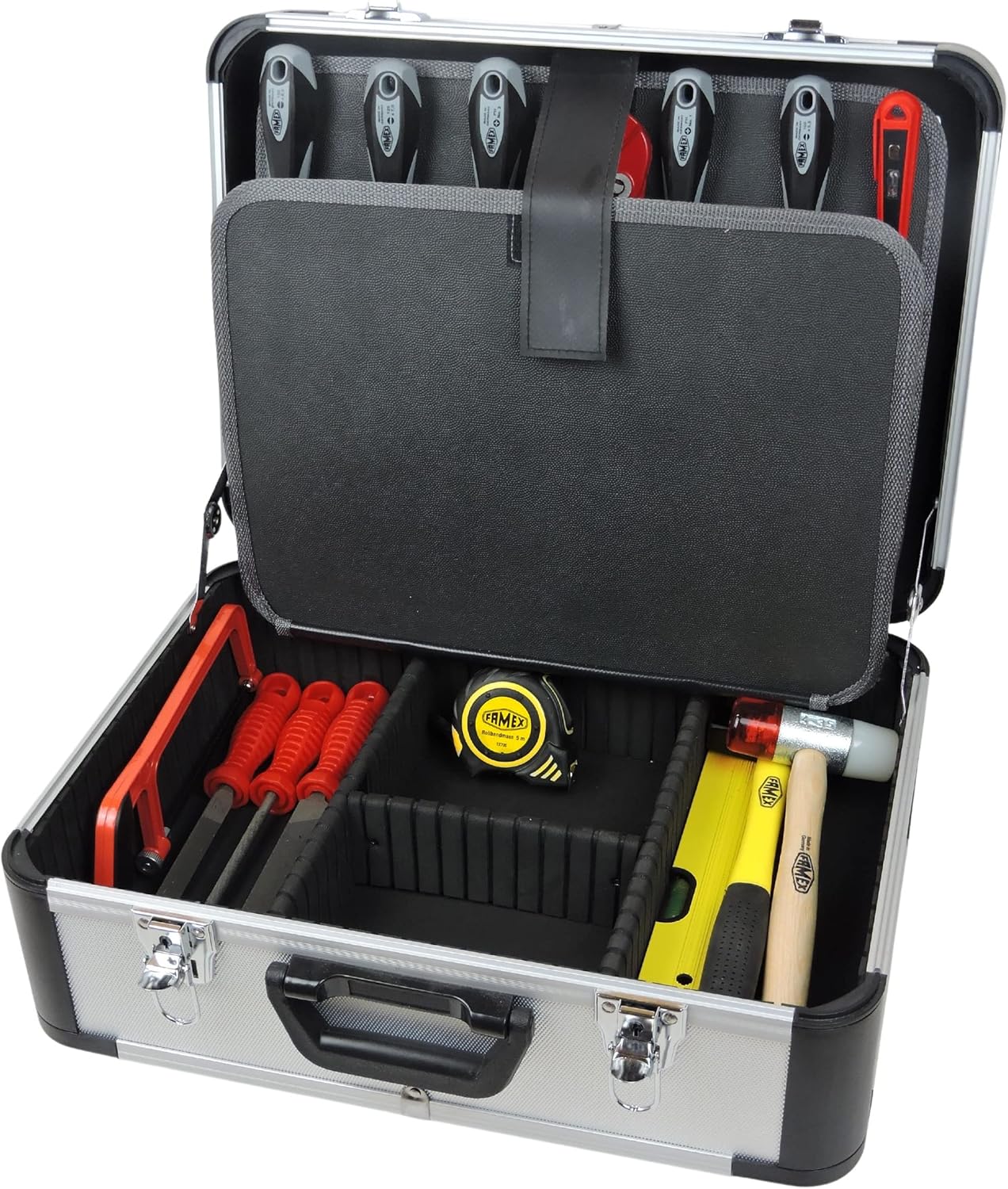 🚗 KFZ & Werkstatt – FAMEX 423-47 Tool Box Filled with Tool Set - Expandable - Tool Box Equipped - Plenty of Space for Other Tools – Bild 5