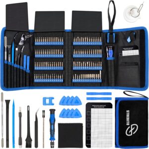 ⚡ Elektro & Technik – STREBITO Elektronische Präzisions-Schraubendreher-Sets, 142-teilig, mit 120 Bits, magnetisches Reparatur-Werkzeug-Set für iPhone, MacBook, Computer, Laptop, PC, Tablet, PS4, Spielekonsole
