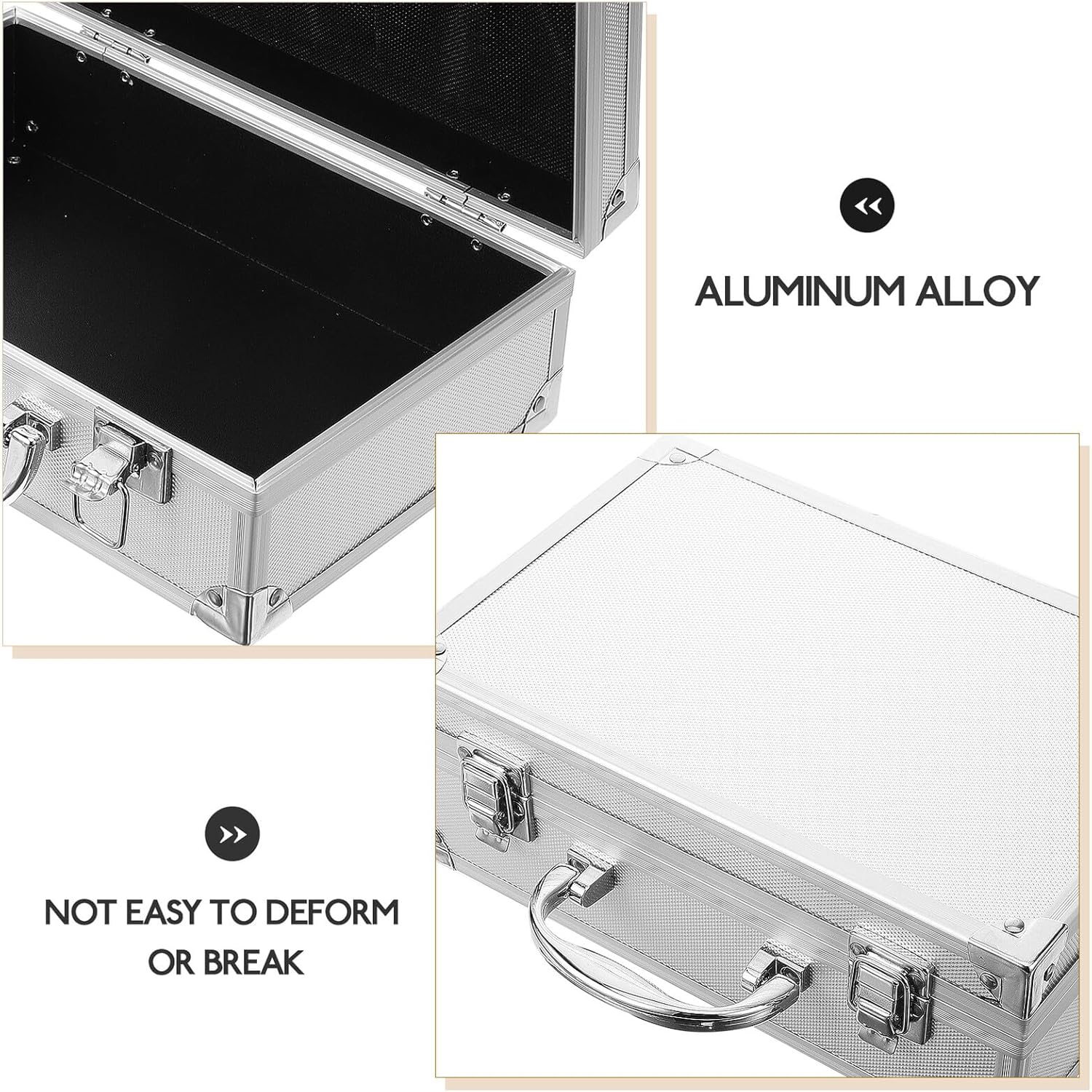 🚗 KFZ & Werkstatt – Gatuida Portable Aluminium Tool Box, Robust Multifunctional Organiser with Compartments for Car, Home Maintenance, Easy Storage and Transport, Essential Tools – Bild 7