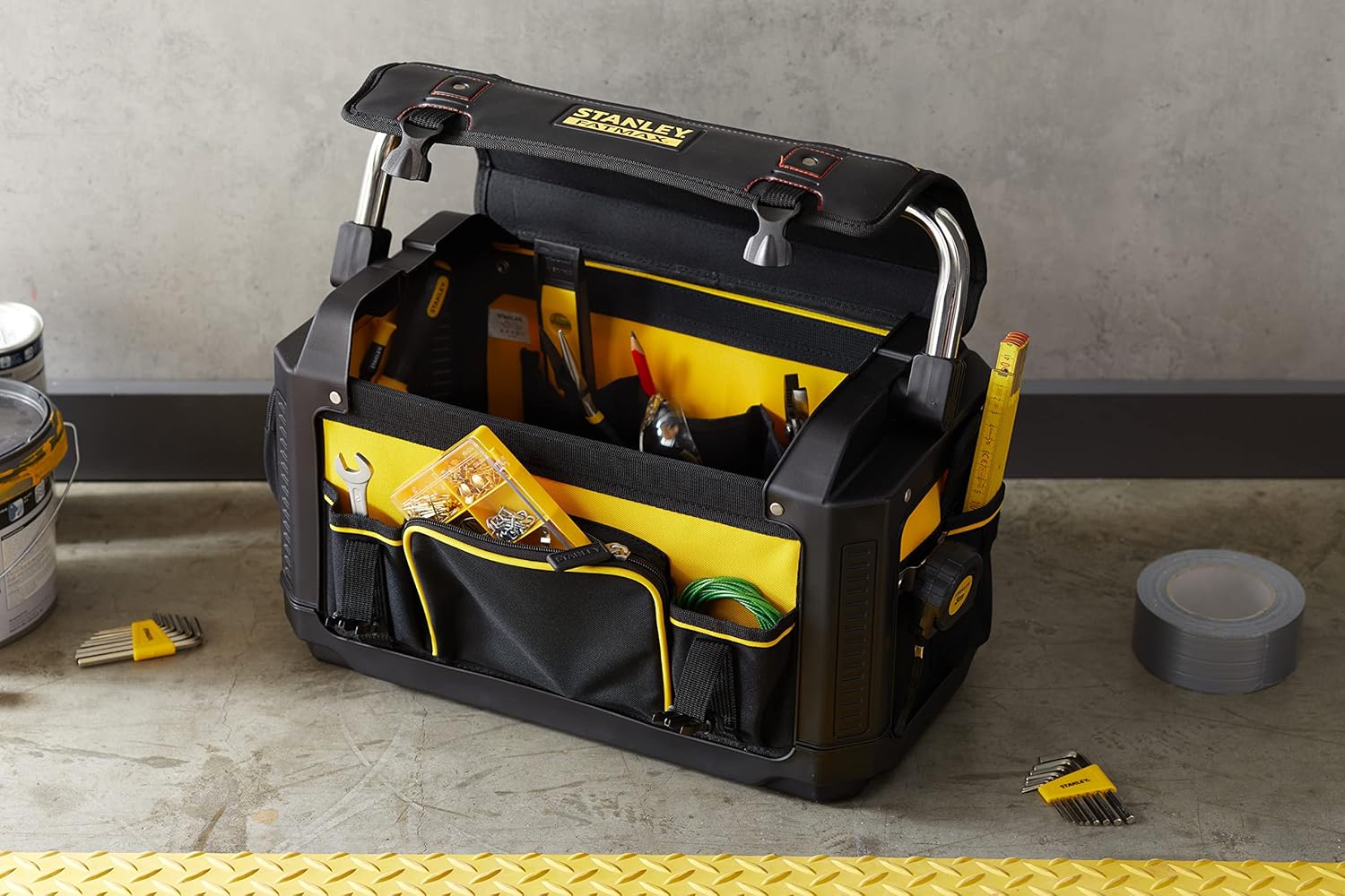 ⚒️ Bau & Montage – Stanley 20-Zoll-FatMax-Tragetasche aus Kunststoff/Stoff mit Deckel – Bild 11