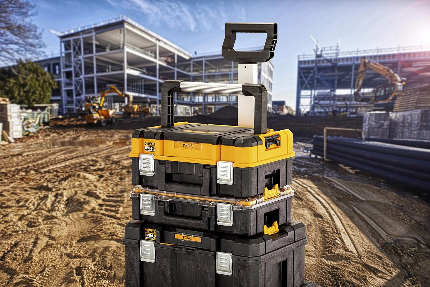 ⚒️ Bau & Montage – DEWALT TSTAK Deep Tool Box VI, DWST83346-1 (44 L Volumen, großvolumige Box, kombinierbar mit anderen TSTAK-Boxen, sichere Aufbewahrung von Elektrowerkzeugen und Handwerkzeugen, IP54), Multi, Einheitsgröße – Bild 12