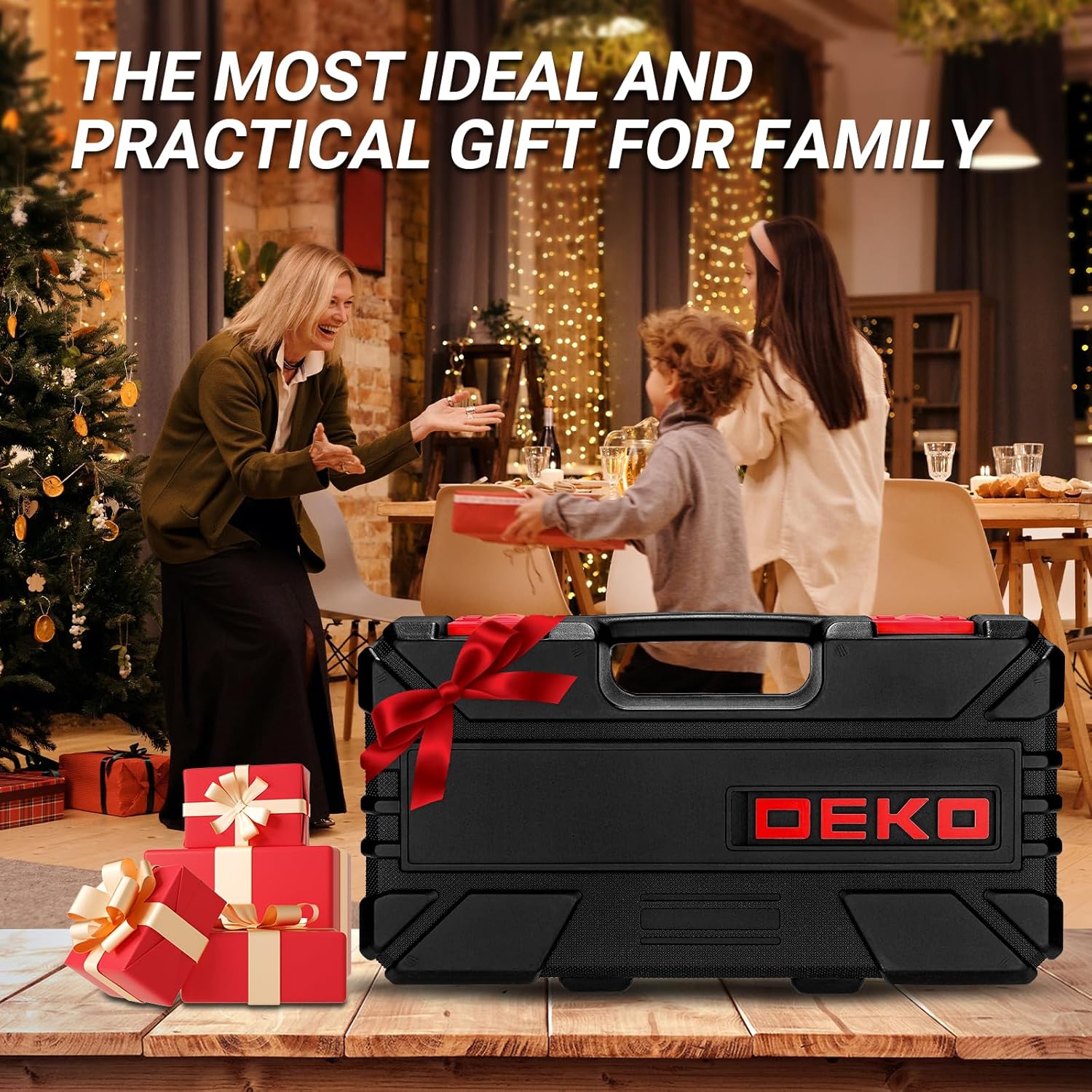 🔥 Angebote & Aktionen – DEKO Tool Box Tool Box Tool Box 62-Piece Universal Complete with Tools Hand Tool for Men and Women for Household Workshop DIY – Bild 7