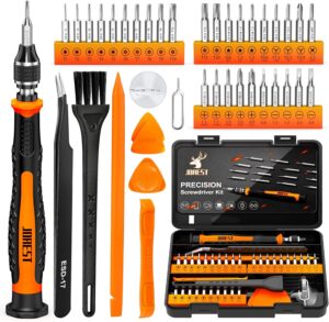 🔥 Angebote & Aktionen – JOREST 38-Piece Precision Mechanic Screwdriver Set, Mini Tool Kit with Torx T1 T2 T3 T4 T5, TR6 T7 T8 T9 T10 T15, Triwing Y00, Star P2 P5, -1.0/2.0, etc., for Switch, PS4, Laptop, Xbox, Glasses,