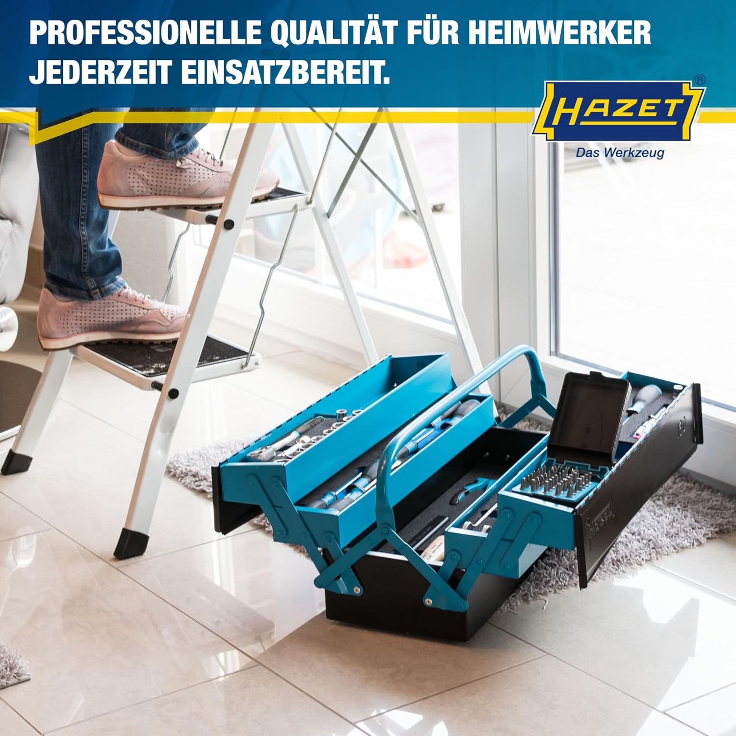 🔥 Angebote & Aktionen – Hazet 190L Metal Tool Box (Empty) - 245 x 575 x 210 mm – Bild 6