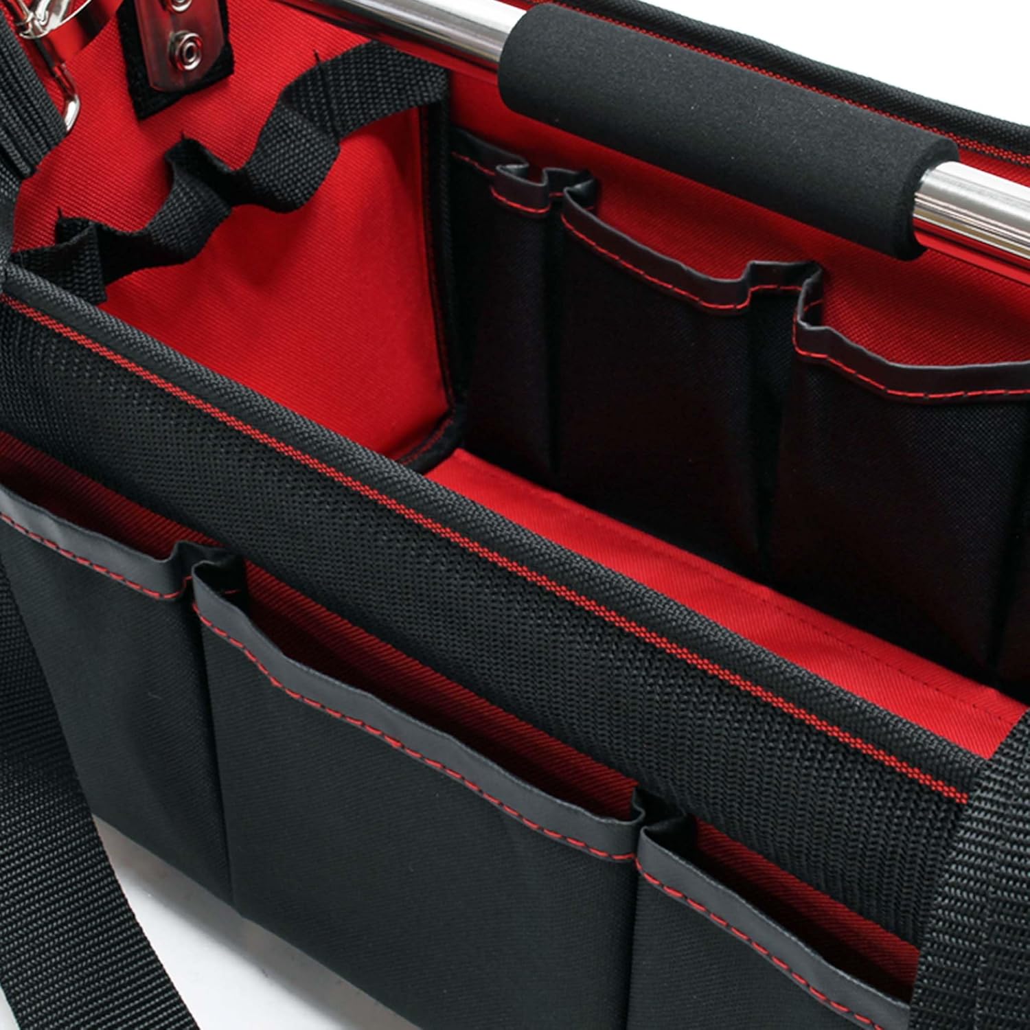 ⚡ Elektro & Technik – L-Werkzeugtasche mit verstellbarem Schultergurt und Tragegriff, Innen- und Außentaschen – Bild 7