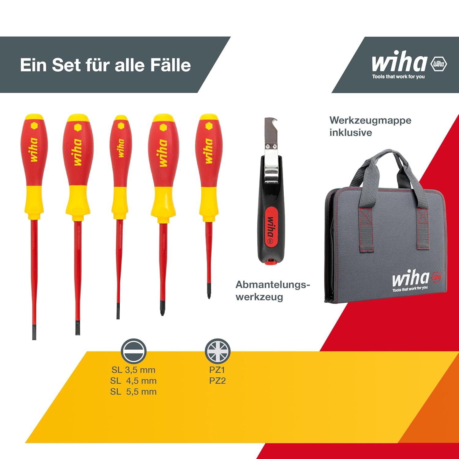 ⚡ Elektro & Technik – Wiha Best-of VDE Set 12-teilig 9300-025 Werkzeugset, 12-teilig – Bild 3