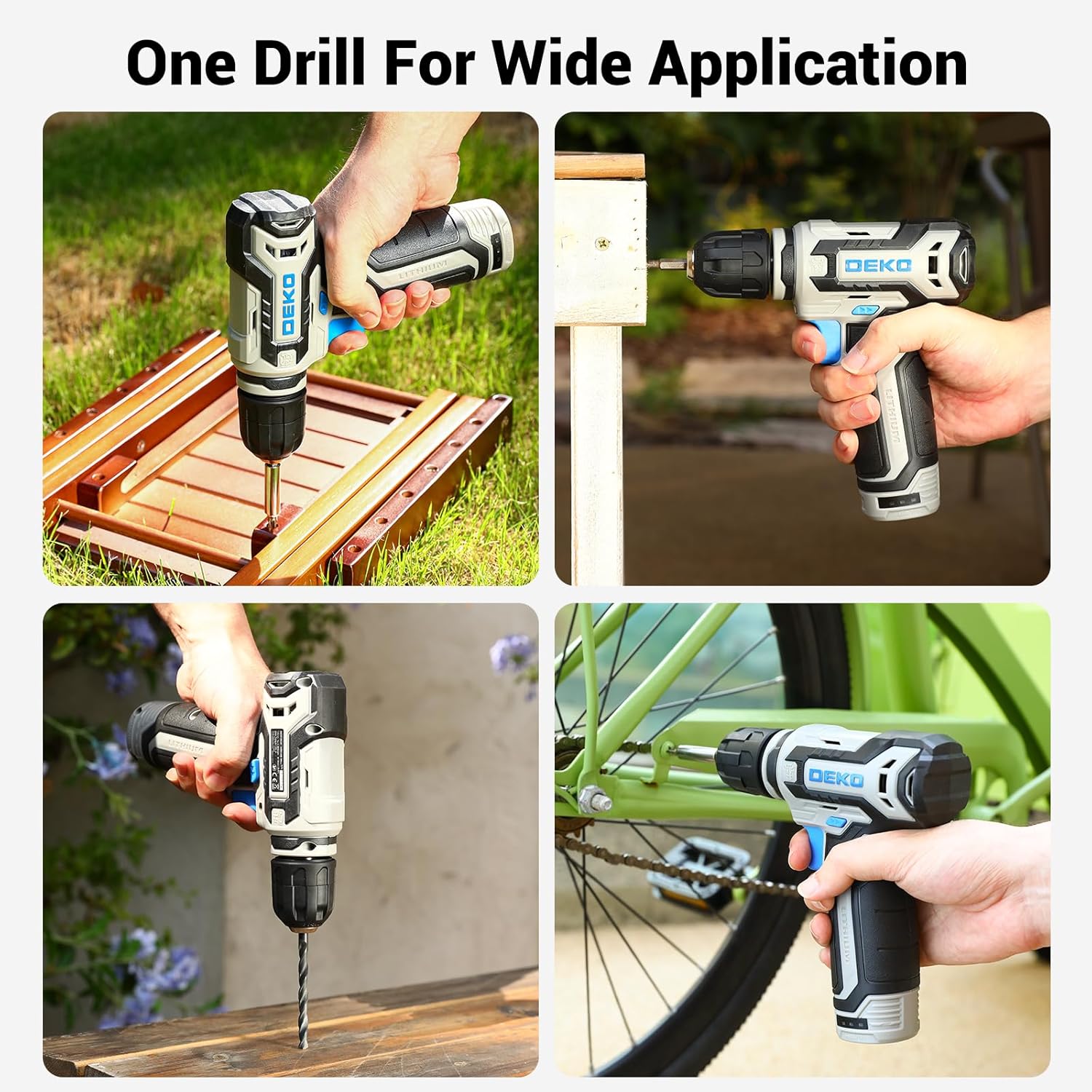 🚗 KFZ & Werkstatt – 238-Piece Filled Tool Box: DEKO Tool Set with 12V Cordless Drill, Drawer Tool Box (Easy Access), for Men/Women - Home Repairs, Vehicle Maintenance, DIY – Bild 5